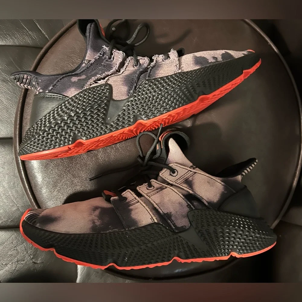 adidas Prophere Bleached Black Solar Red size 10 - Picture 8 of 13